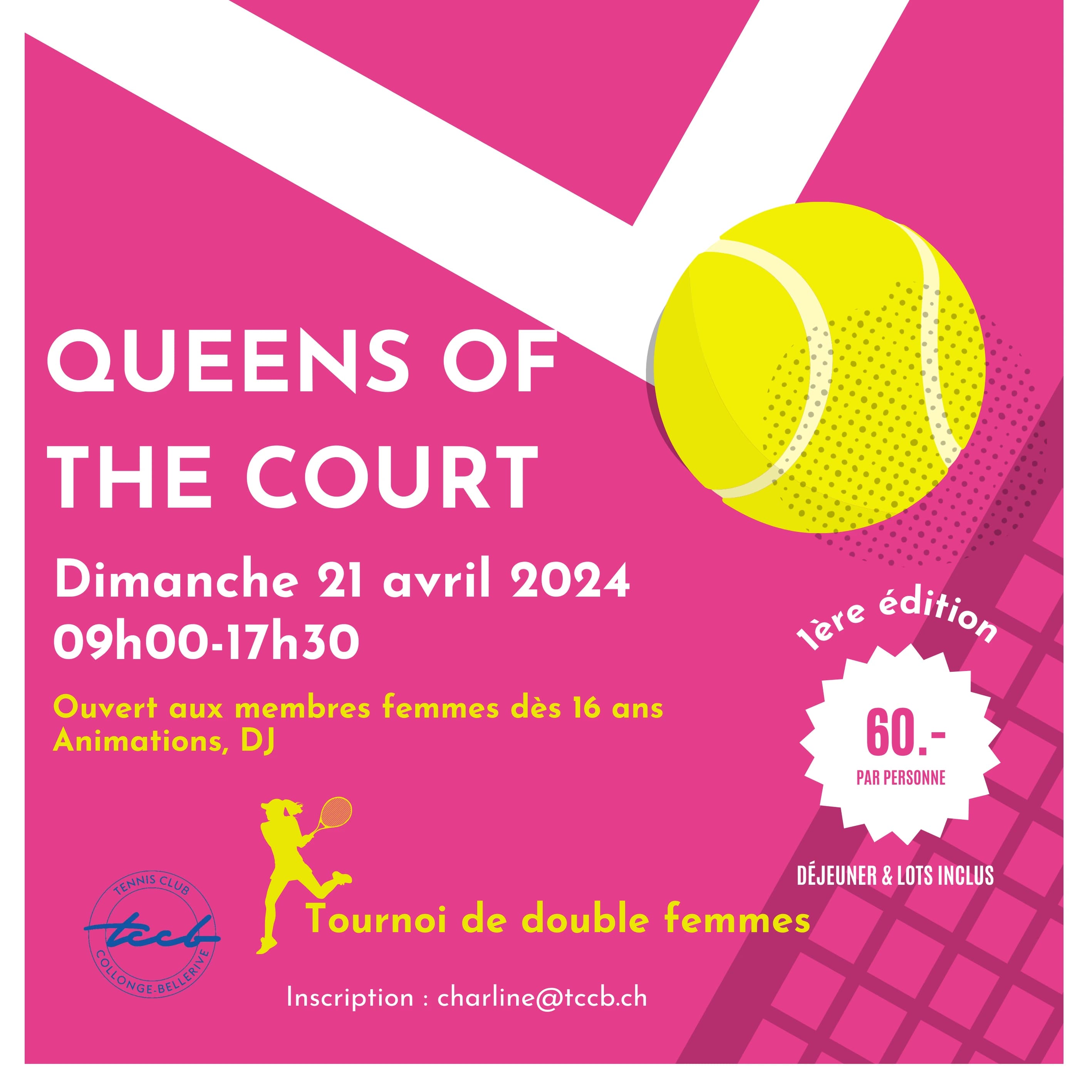 « Queens of The Courts » — journée 100 % femmes au TCCB