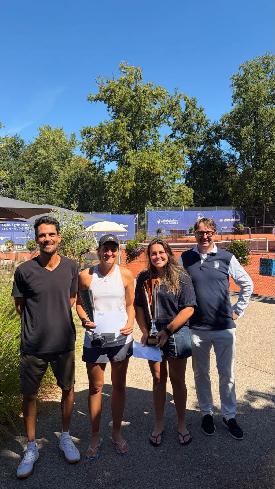 Remise des prix du tableau Dames du TCCB Open